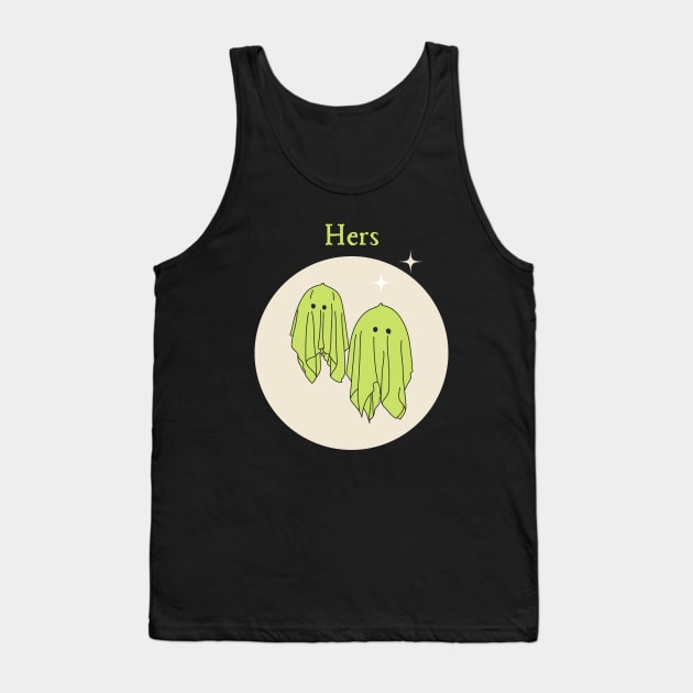 Hers Ghost Couple style 3 Tank Top by Artsy2Day